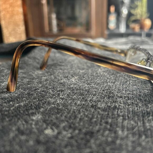 Jean Lafont Paris Violet Cut-Out Metal Architectural Designer Optical Frames OS - Picture 5 of 8